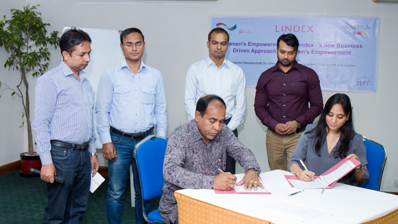 GIZ and Lindex Sign MoU on Kick off- Women’s Empowerment